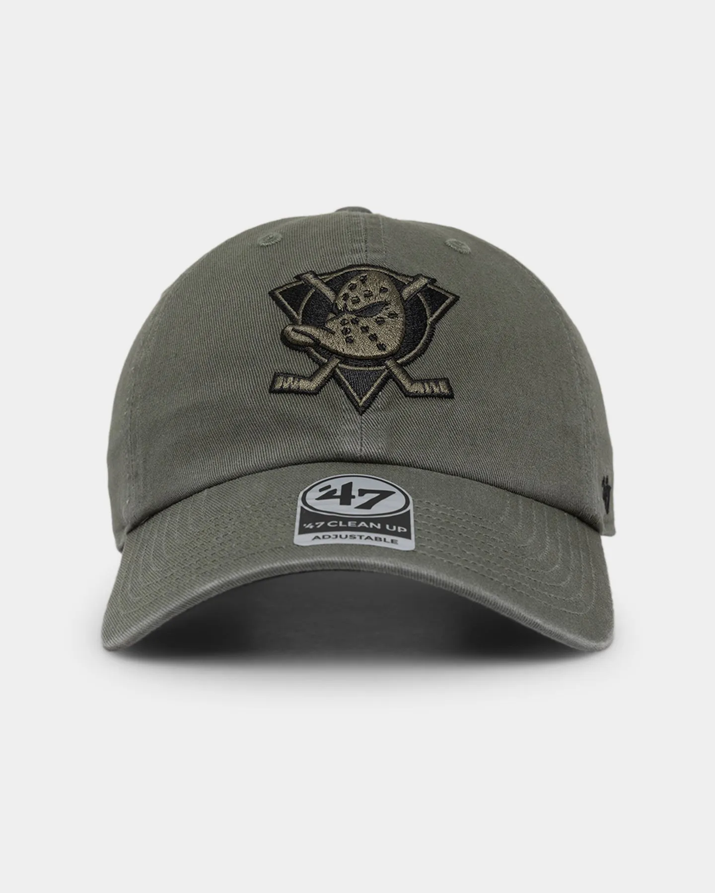 47 Brand Anaheim Ducks '47 Clean Up Strapback Moss