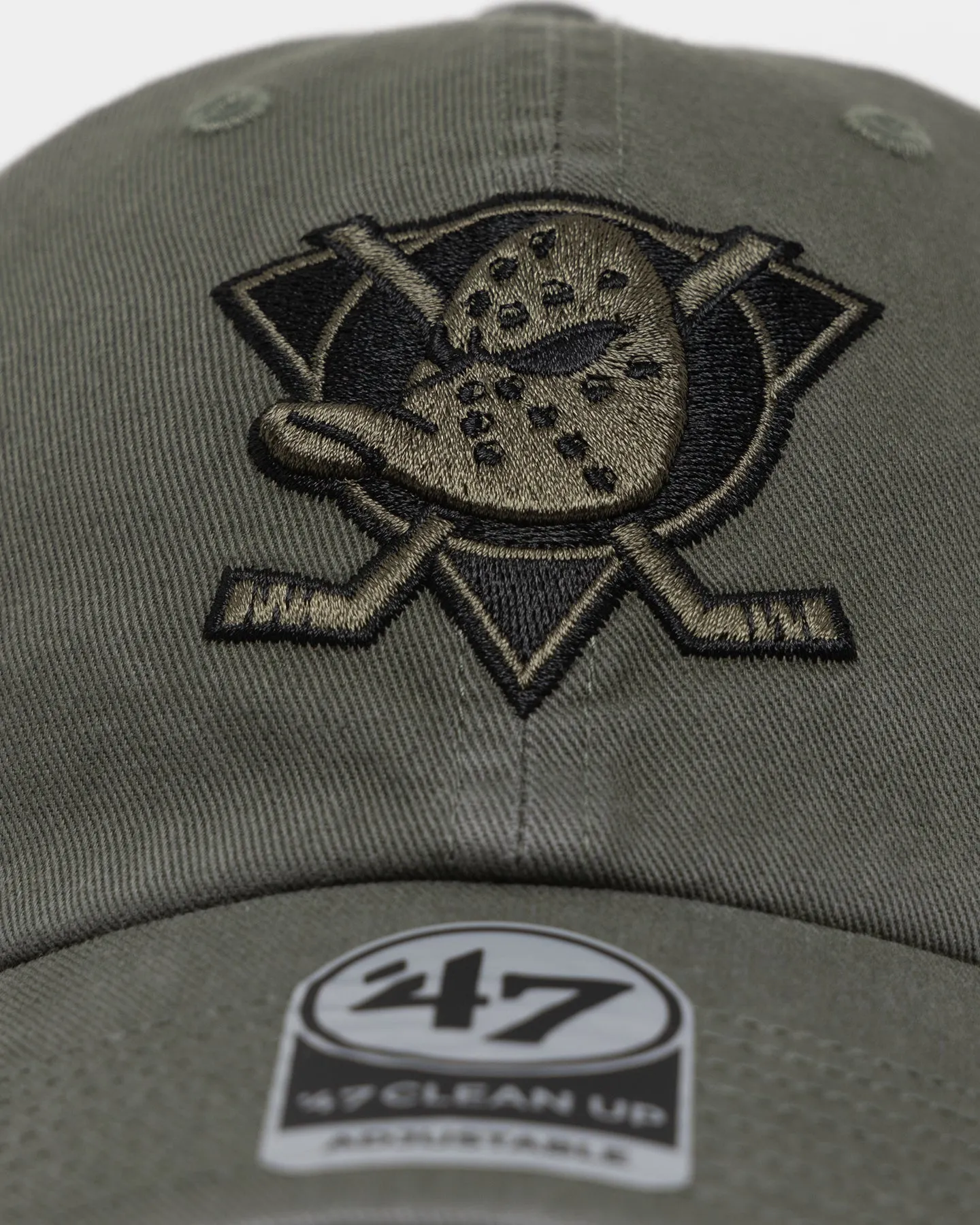 47 Brand Anaheim Ducks '47 Clean Up Strapback Moss