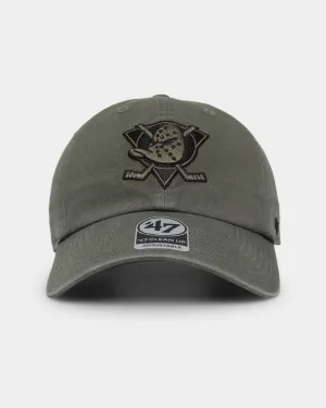47 Brand Anaheim Ducks '47 Clean Up Strapback Moss