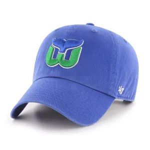 47 Brand Cleanup Hartford Whalers Adjustable Hat - Vintage Royal