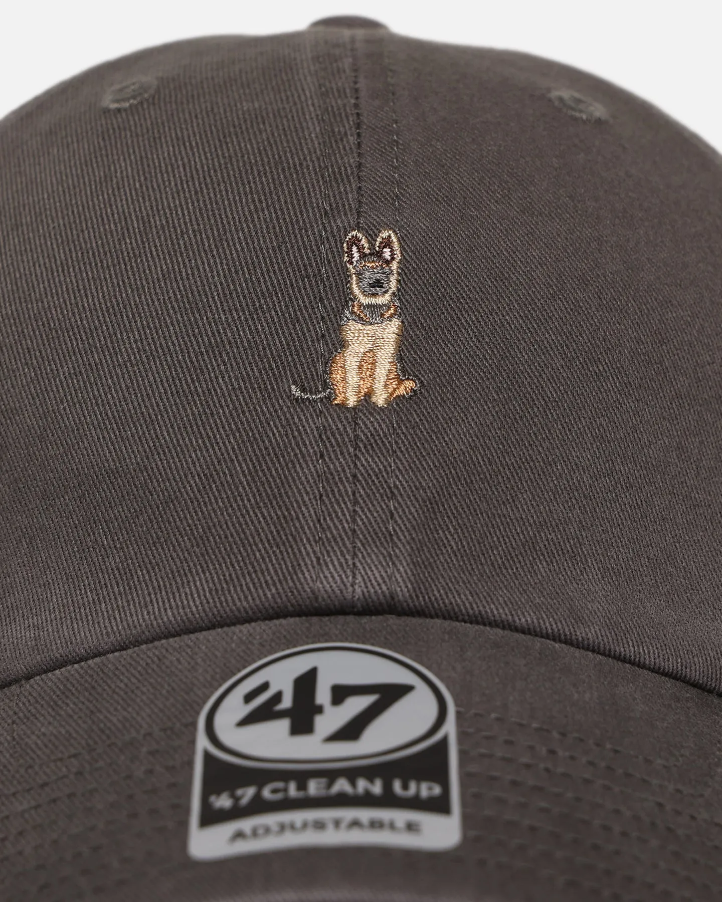 47 Brand German Shepherd 'Dog Collection' 47 Clean Up Strapback Charcoal