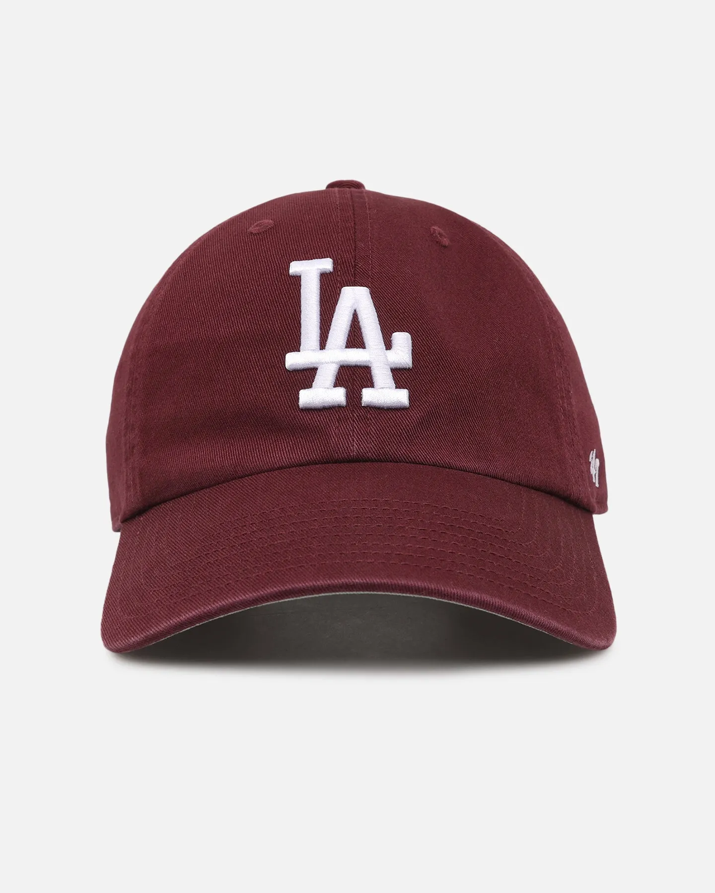 47 Brand Los Angeles Dodgers 'Ballpark' 47 Clean Up Strapback Dark Maroon