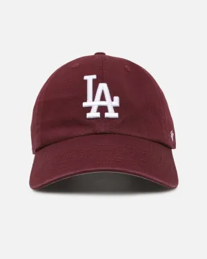 47 Brand Los Angeles Dodgers 'Ballpark' 47 Clean Up Strapback Dark Maroon