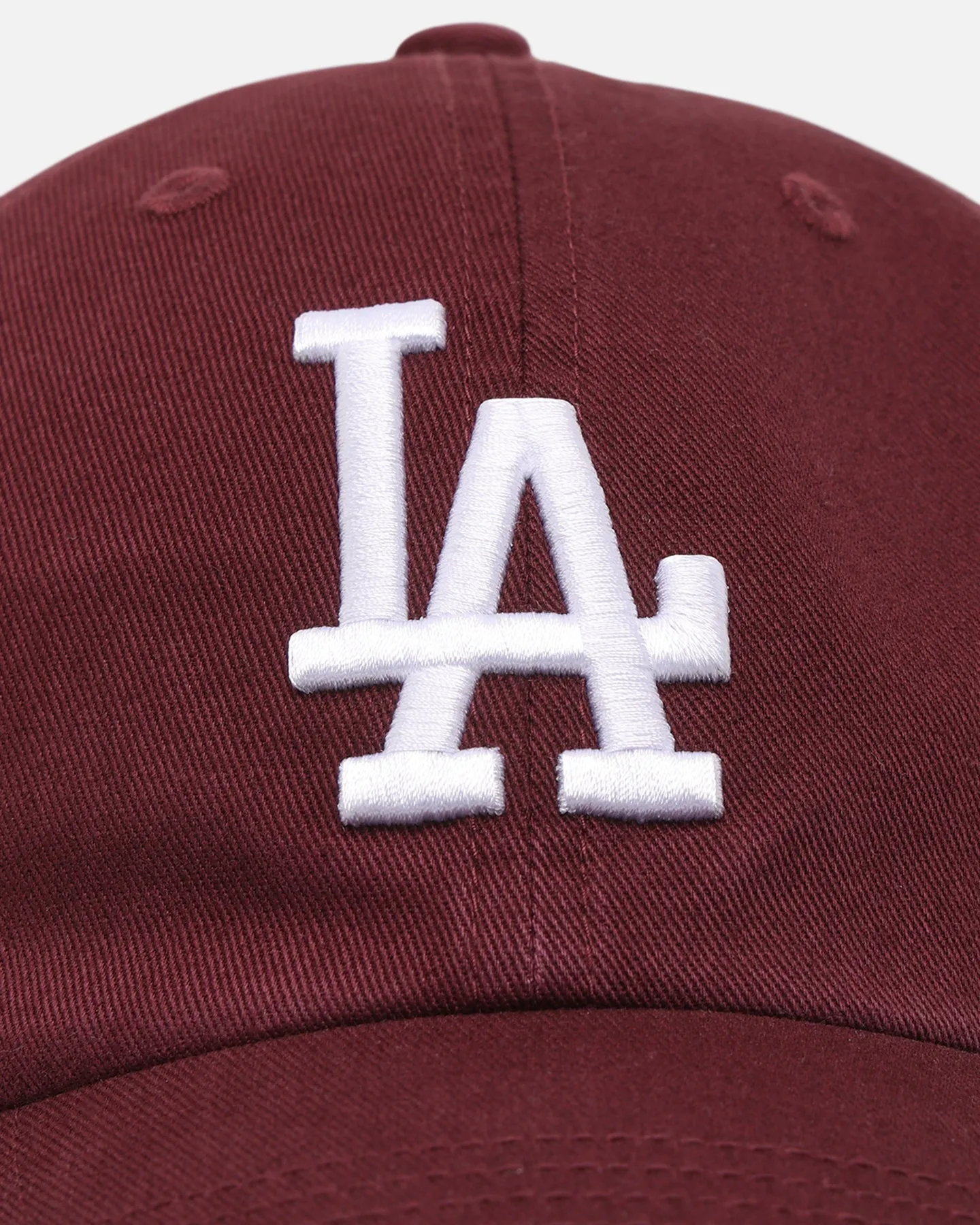 47 Brand Los Angeles Dodgers 'Ballpark' 47 Clean Up Strapback Dark Maroon