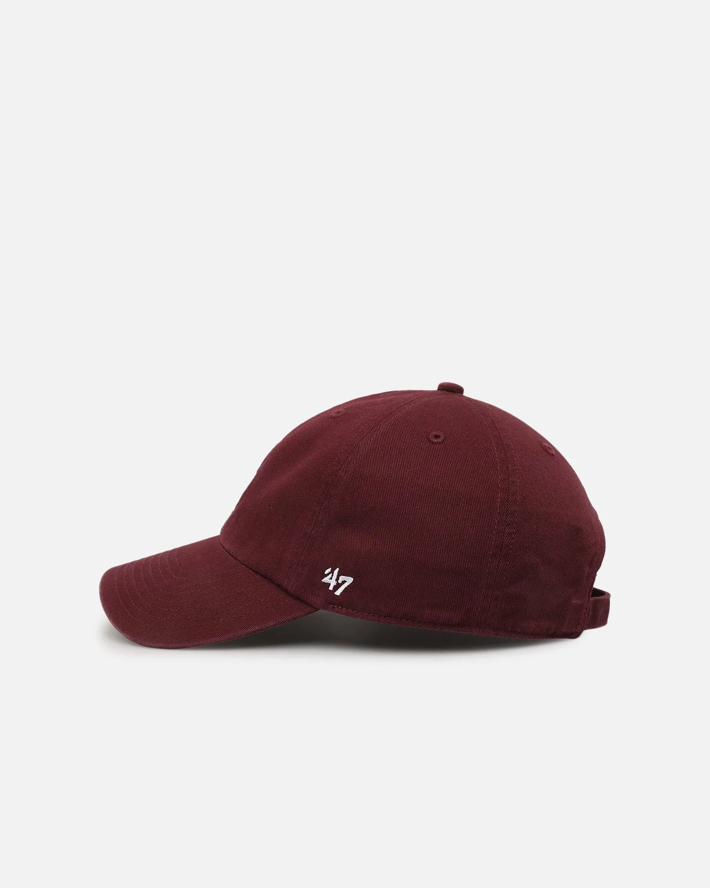 47 Brand Los Angeles Dodgers 'Ballpark' 47 Clean Up Strapback Dark Maroon