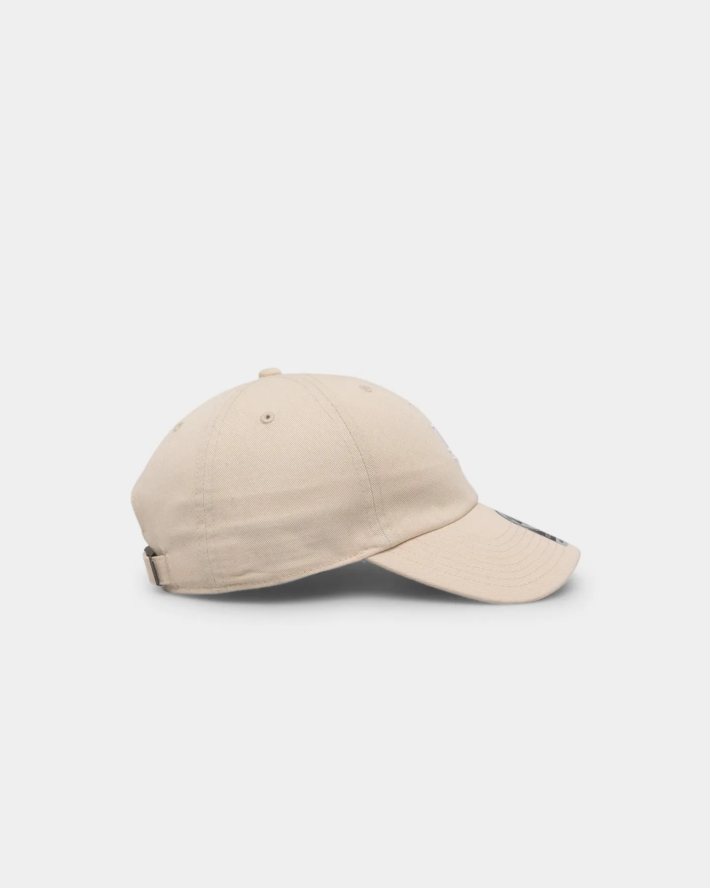 47 Brand Los Angeles Dodgers Base Runner Clean Up Strapback Natural