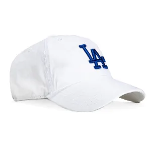 47 Brand Los Angeles Dodgers Cleanup Adjustable Hat - White. Royal