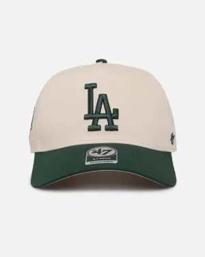 47 Brand Los Angeles Dodgers 'Two-Tone Dodgers' 47 MVP DT Snapback Natural/Dark Green