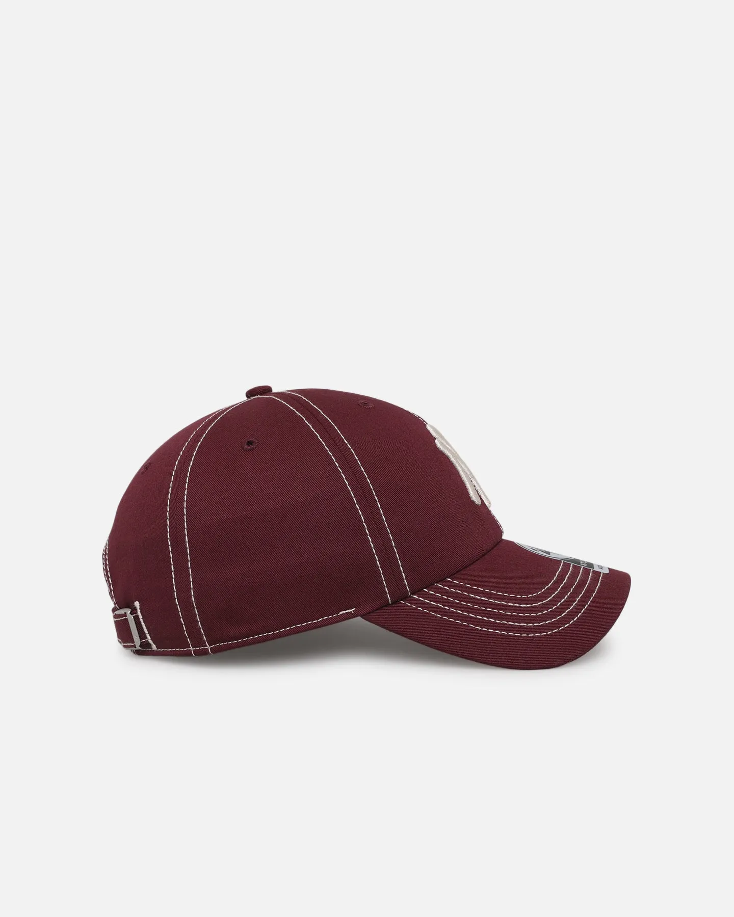 47 Brand New York Yankees 47 Clean Up Strapback Dark Maroon