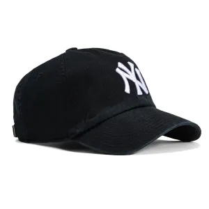 47 Brand New York Yankees Cleanup Adjustable Hat - Black. White