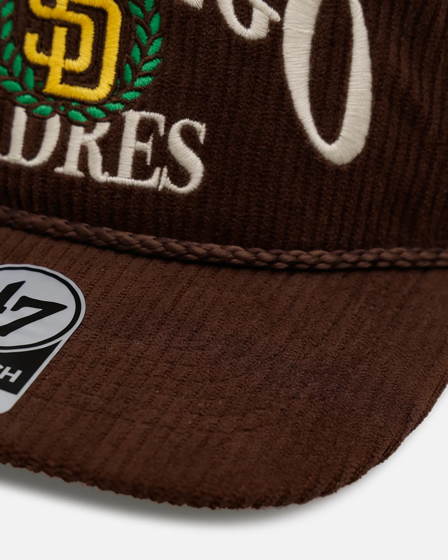47 Brand San Diego Padres 'Pitchout' 47 Hitch Corduroy Snapback Brown