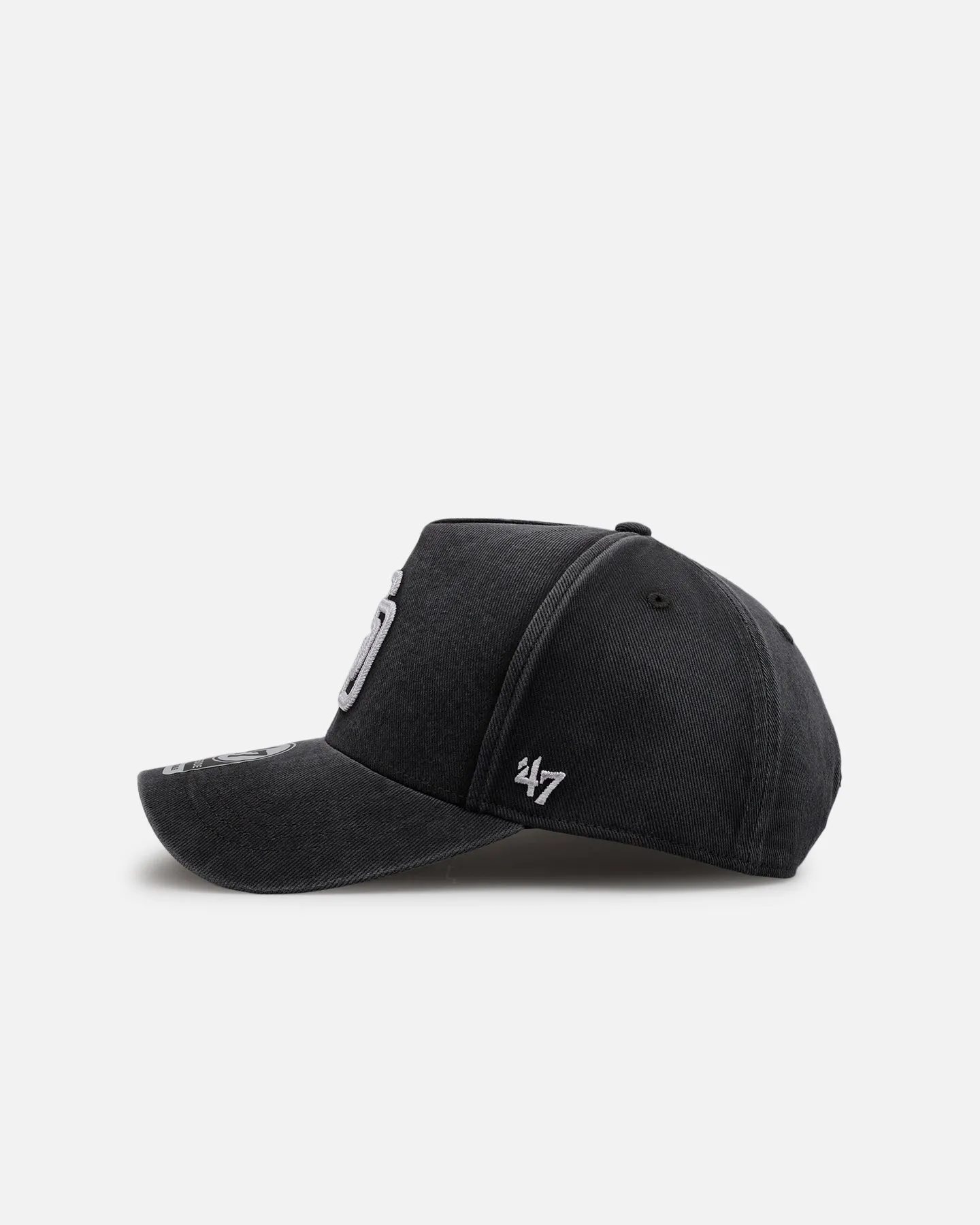 47 Brand San Diego Padres 'Washed Black' Offside DT Snapback Washed Black