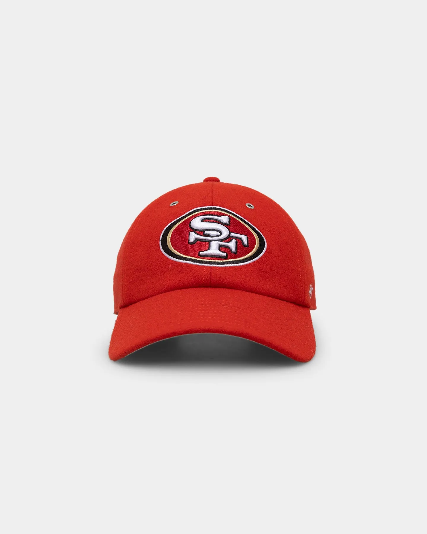 47 Brand San Francisco 49ers Wooly '47 Clean Up Strapback Red