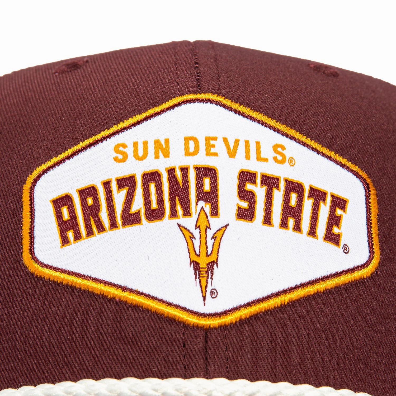 47 Brand Arizona State Sun Devils Ace Out Snapback Trucker Hat - Maroon. White