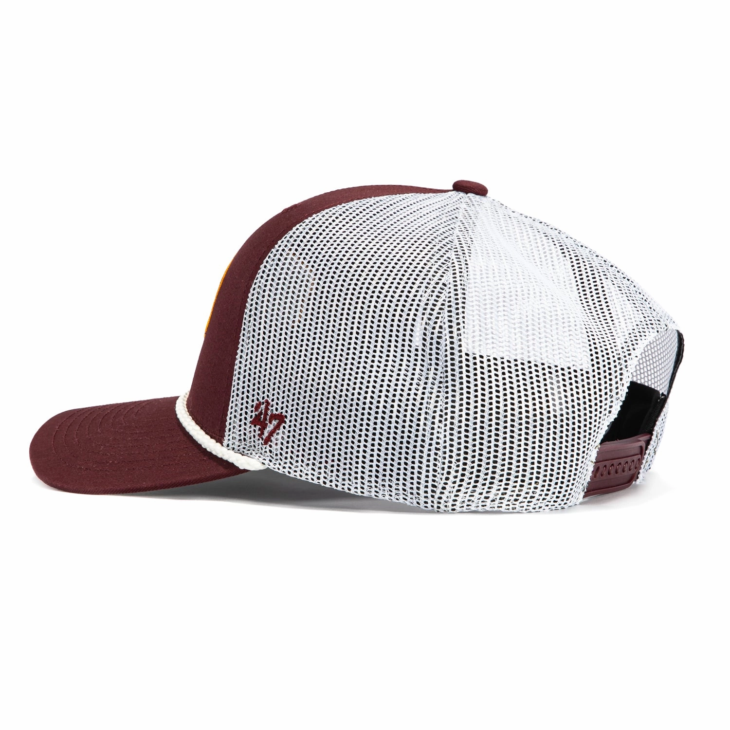 47 Brand Arizona State Sun Devils Ace Out Snapback Trucker Hat - Maroon. White