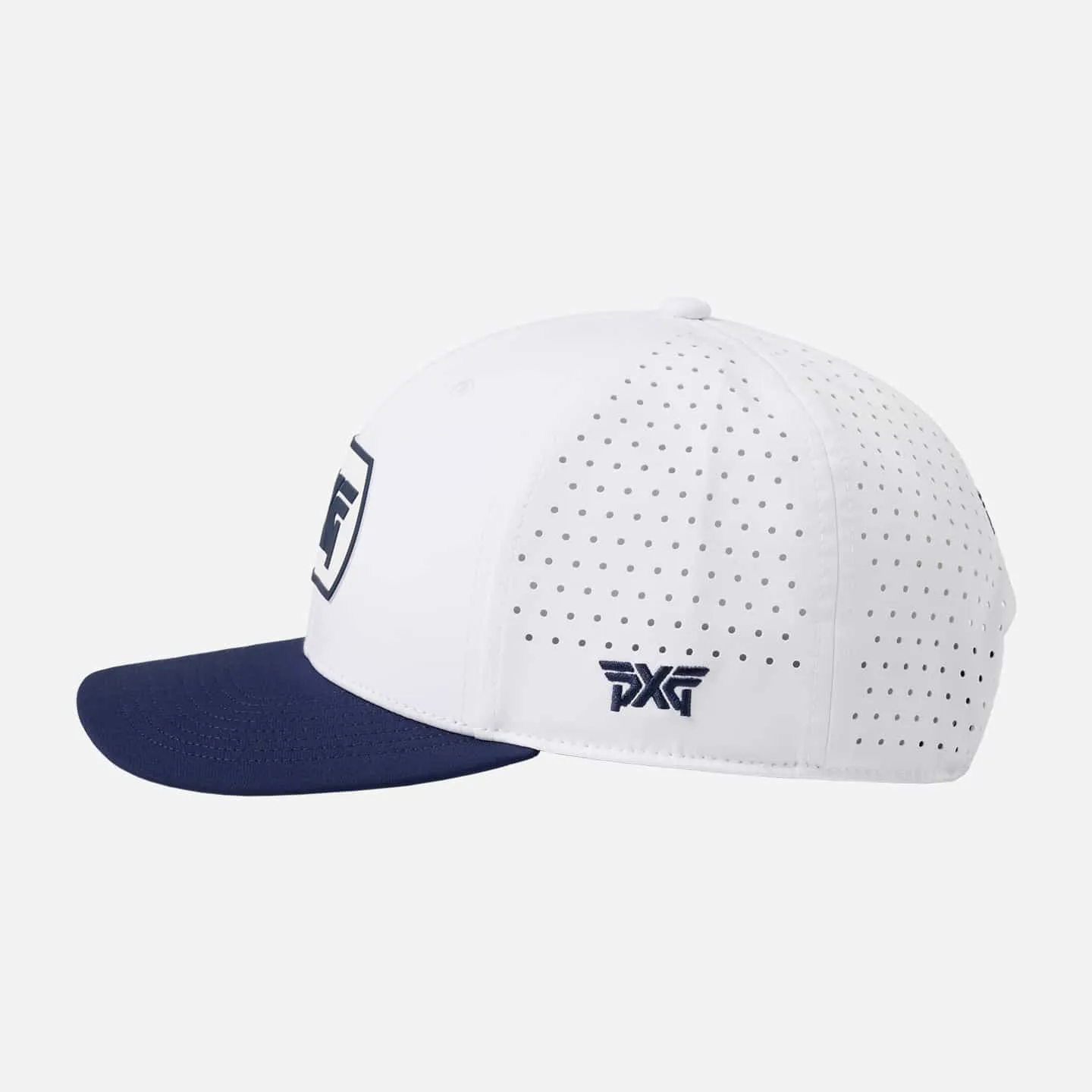 6 Panel Dog Tag Structured Low Crown Snapback