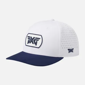 6 Panel Dog Tag Structured Low Crown Snapback
