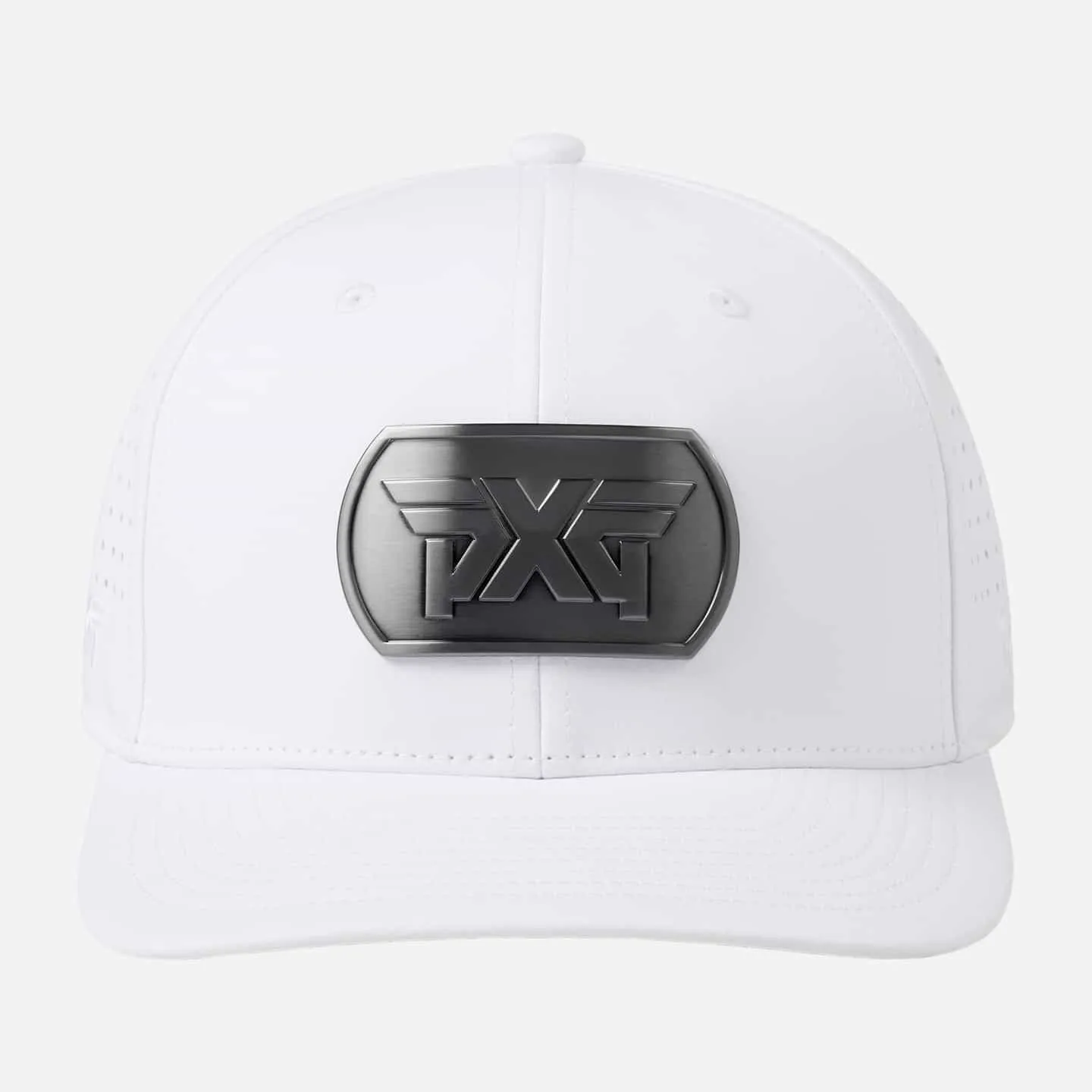 6 Panel Dog Tag Structured Low Crown Snapback