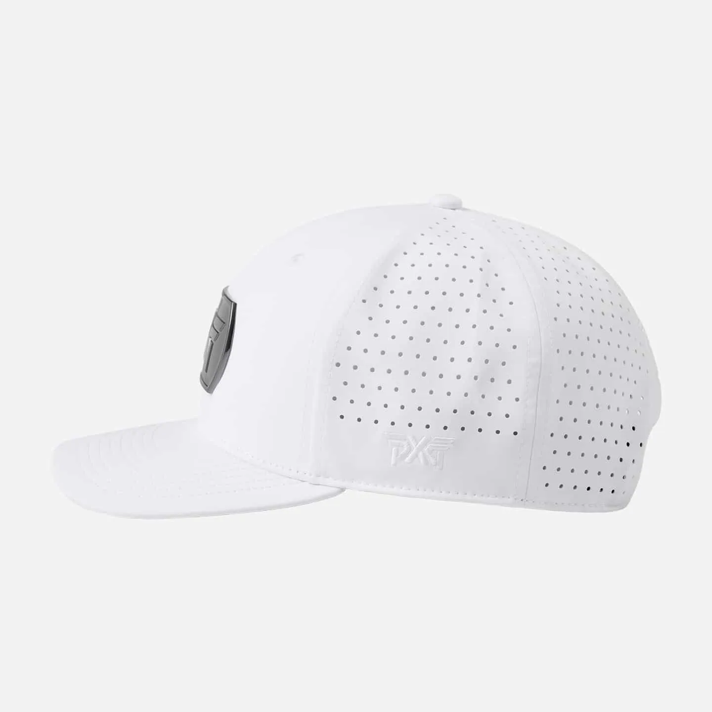 6 Panel Dog Tag Structured Low Crown Snapback