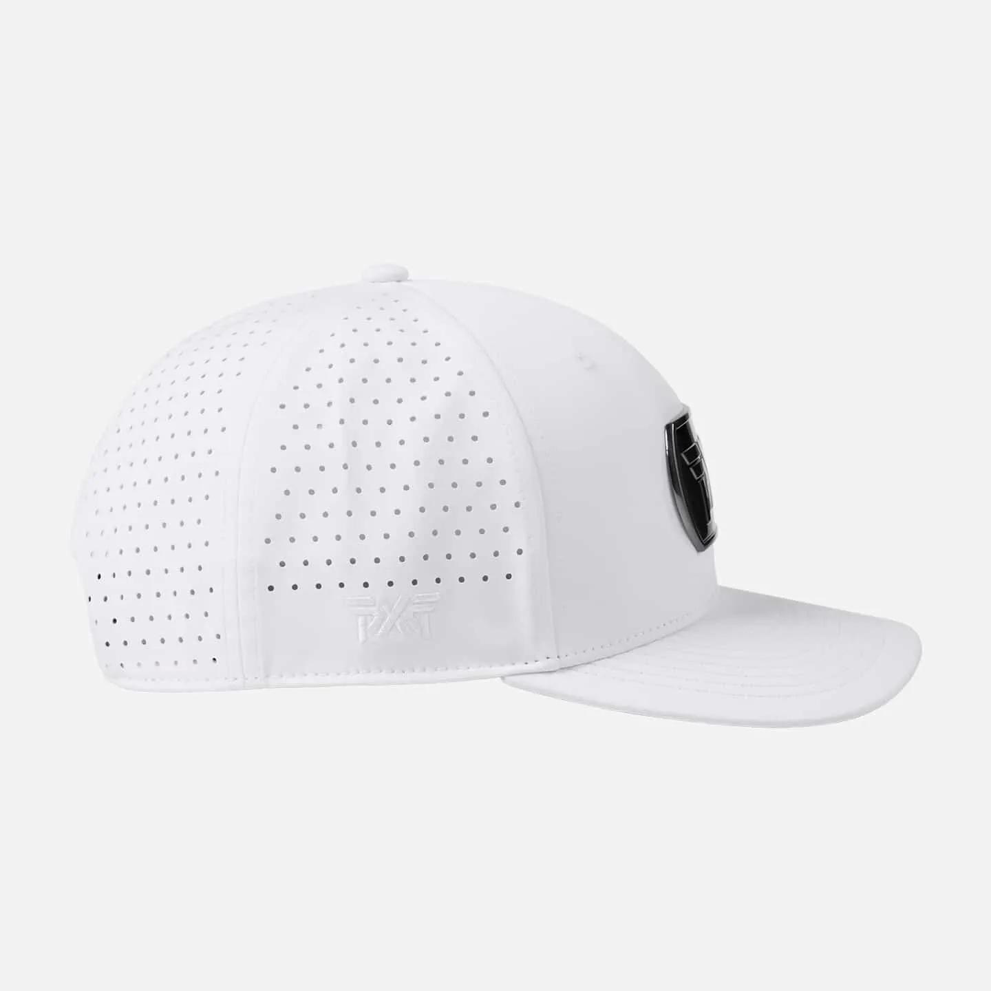 6 Panel Dog Tag Structured Low Crown Snapback