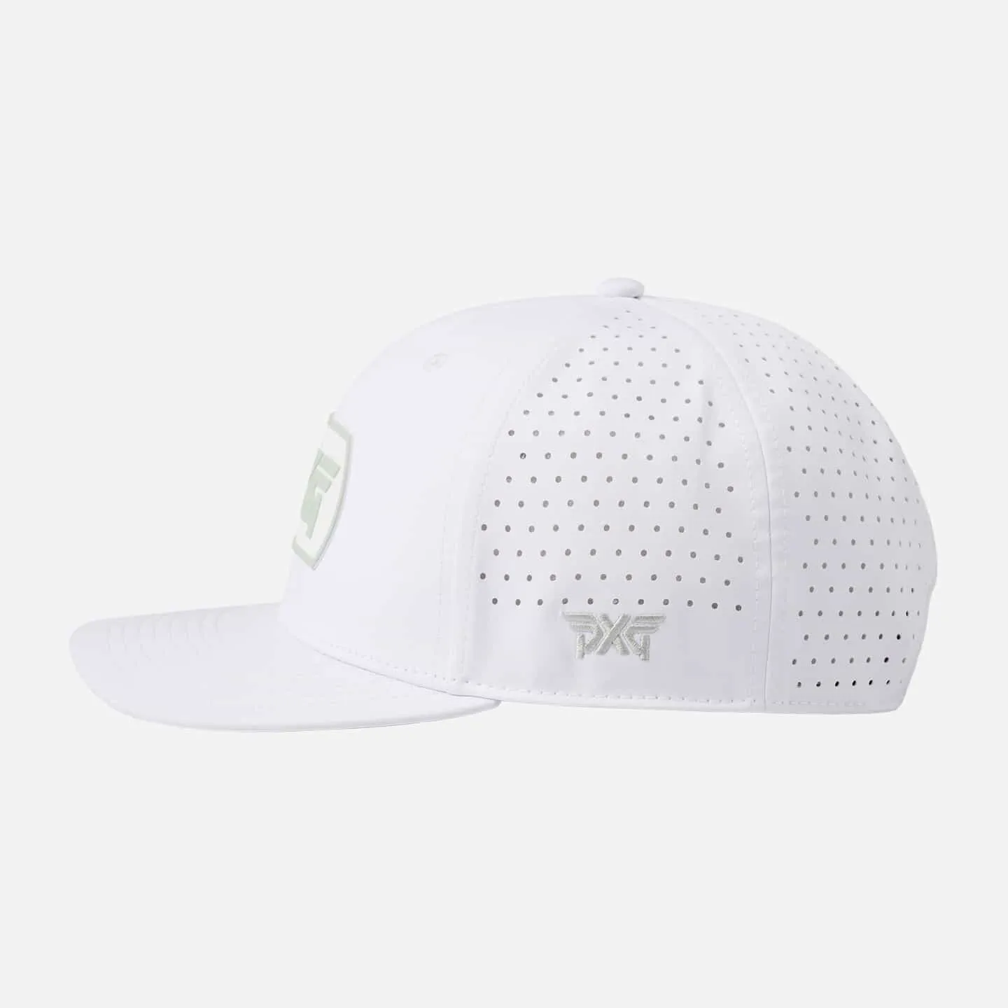 6 Panel Dog Tag Structured Low Crown Snapback