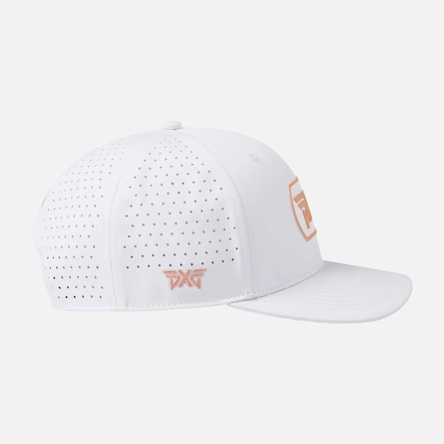 6 Panel Dog Tag Structured Low Crown Snapback