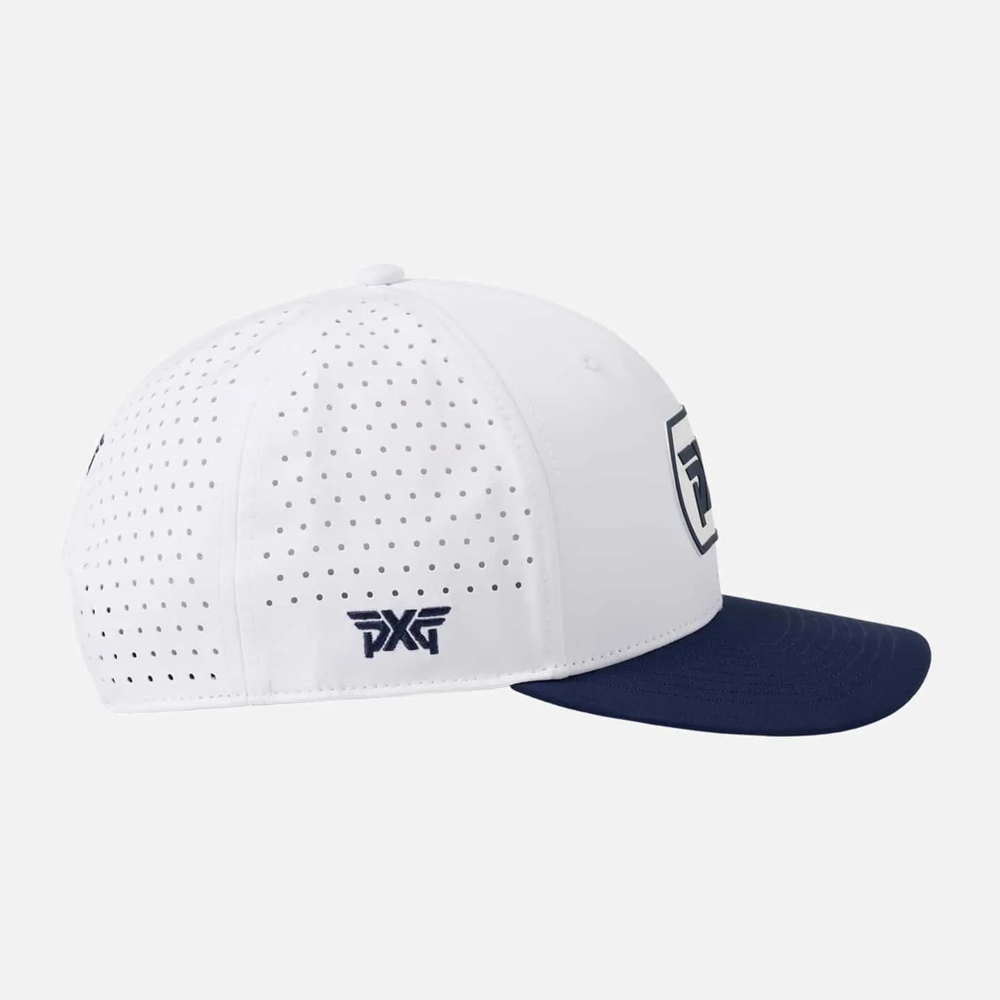 6 Panel Dog Tag Structured Low Crown Snapback