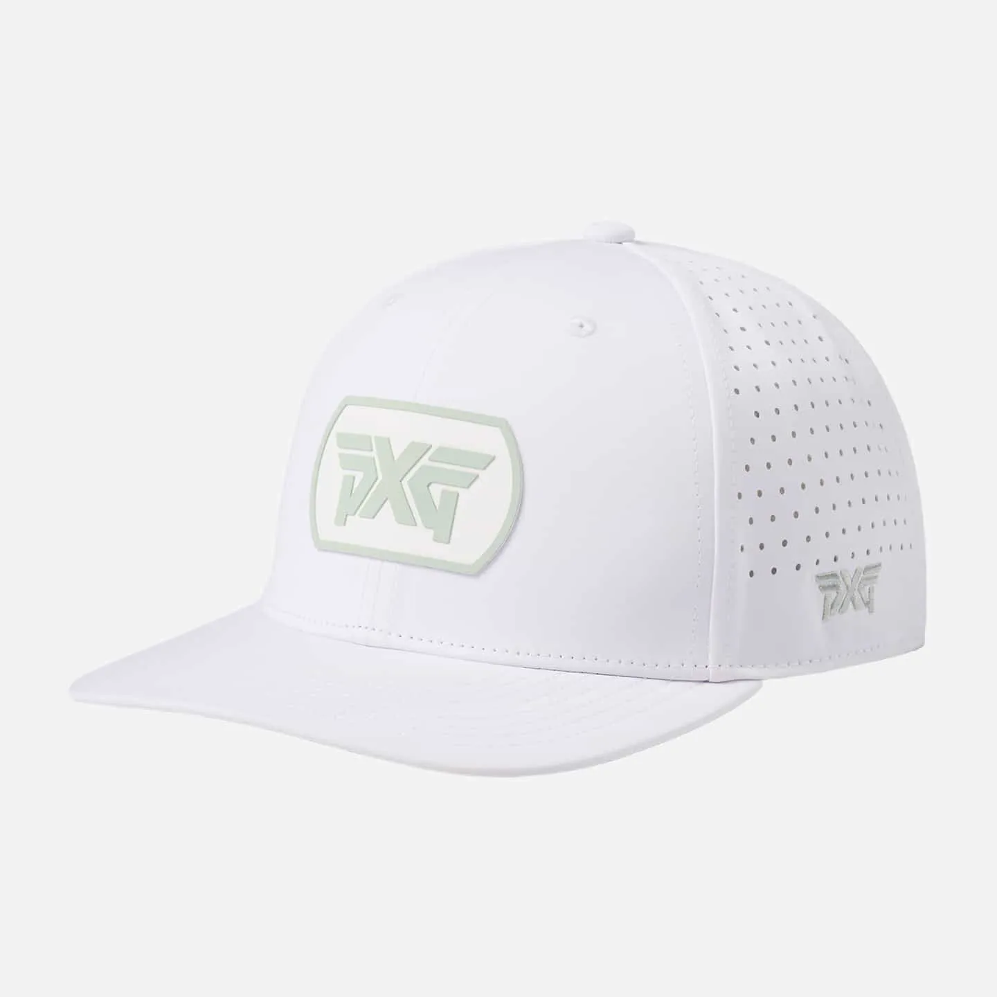 6 Panel Dog Tag Structured Low Crown Snapback