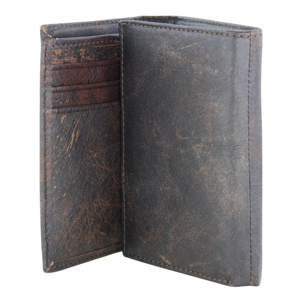 Barmah Kangaroo Leather 2 Fold Wallet - Vintage