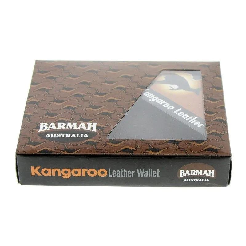 Barmah Kangaroo Leather 2 Fold Wallet - Vintage