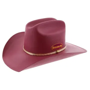 Brigalow Adults Coloured Straw Cheyenne Hat - Hot Pink