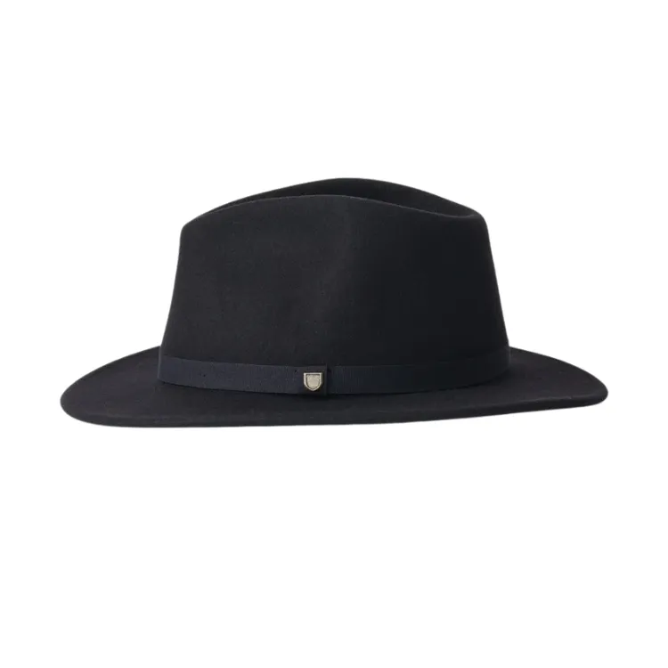 Brixton Messer Packable Fedora - Black