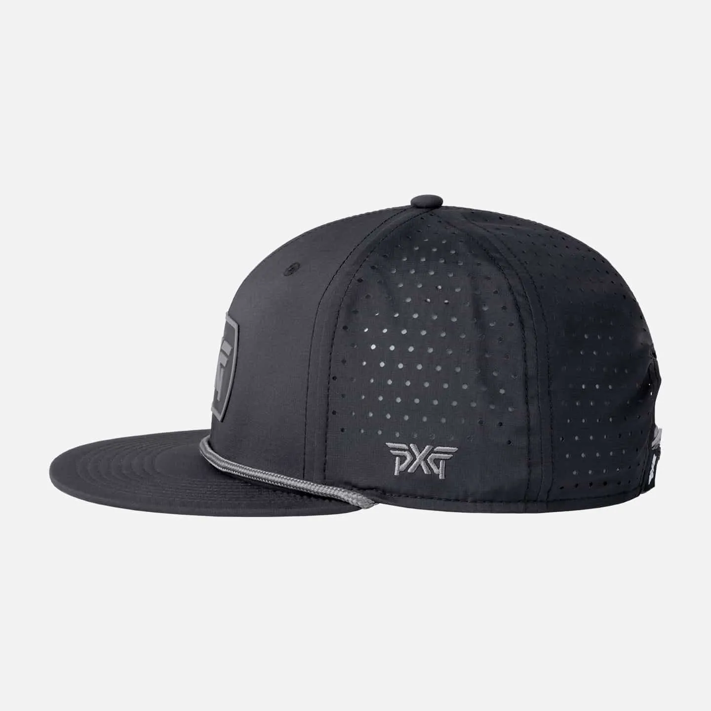 Dog Tag 6-Panel High Crown Snapback Cap