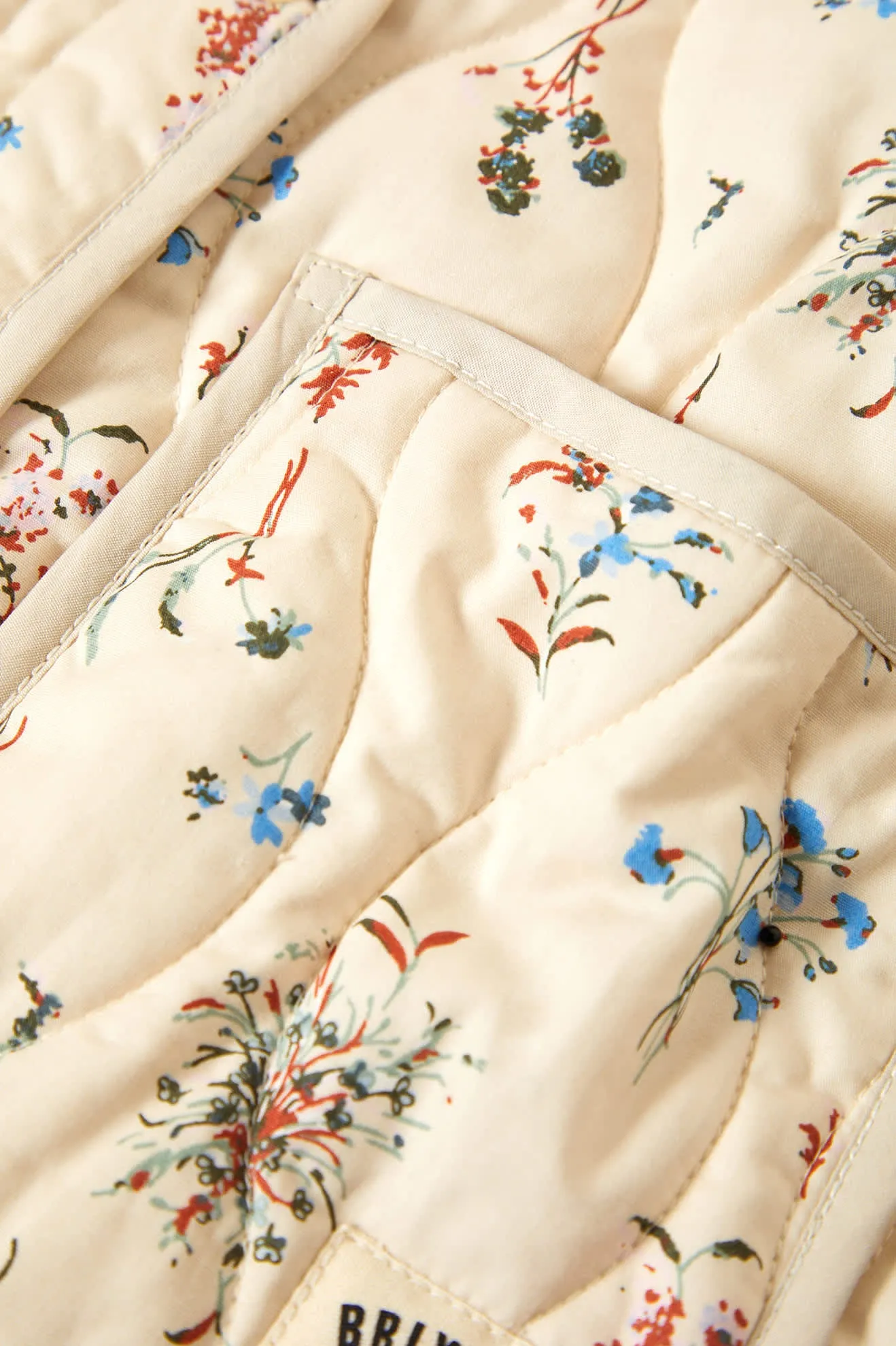 Field Floral Quilted Vest - Whitecap/Hazelnut/Ditsy Floral