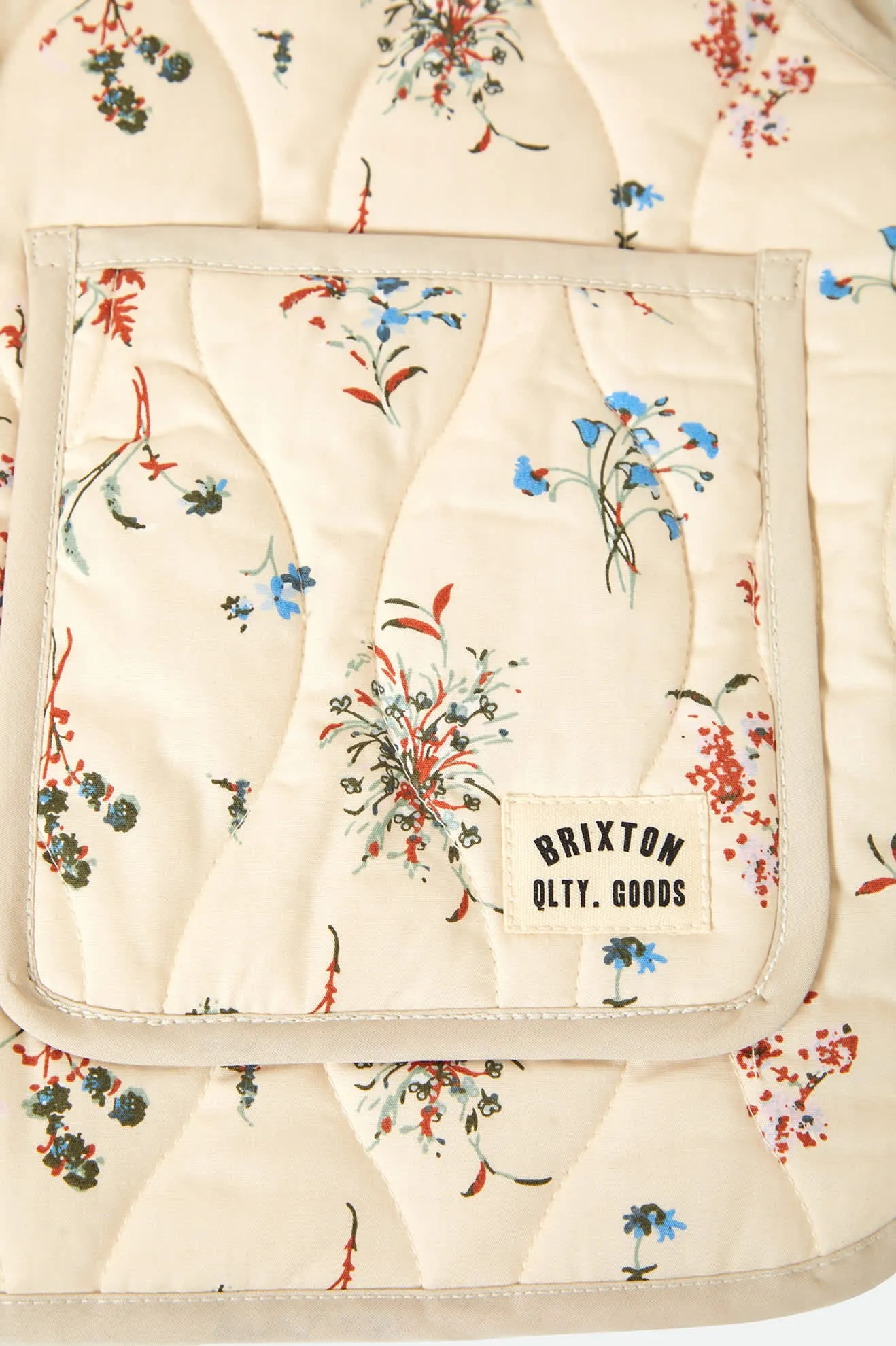 Field Floral Quilted Vest - Whitecap/Hazelnut/Ditsy Floral