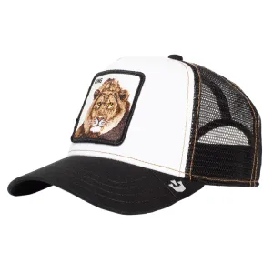 Goorin Brothers King Lion Trucker Cap - Black/White