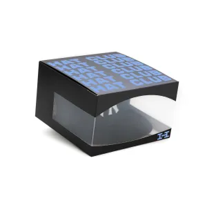 Hat Club Display Box - Black. Light Blue