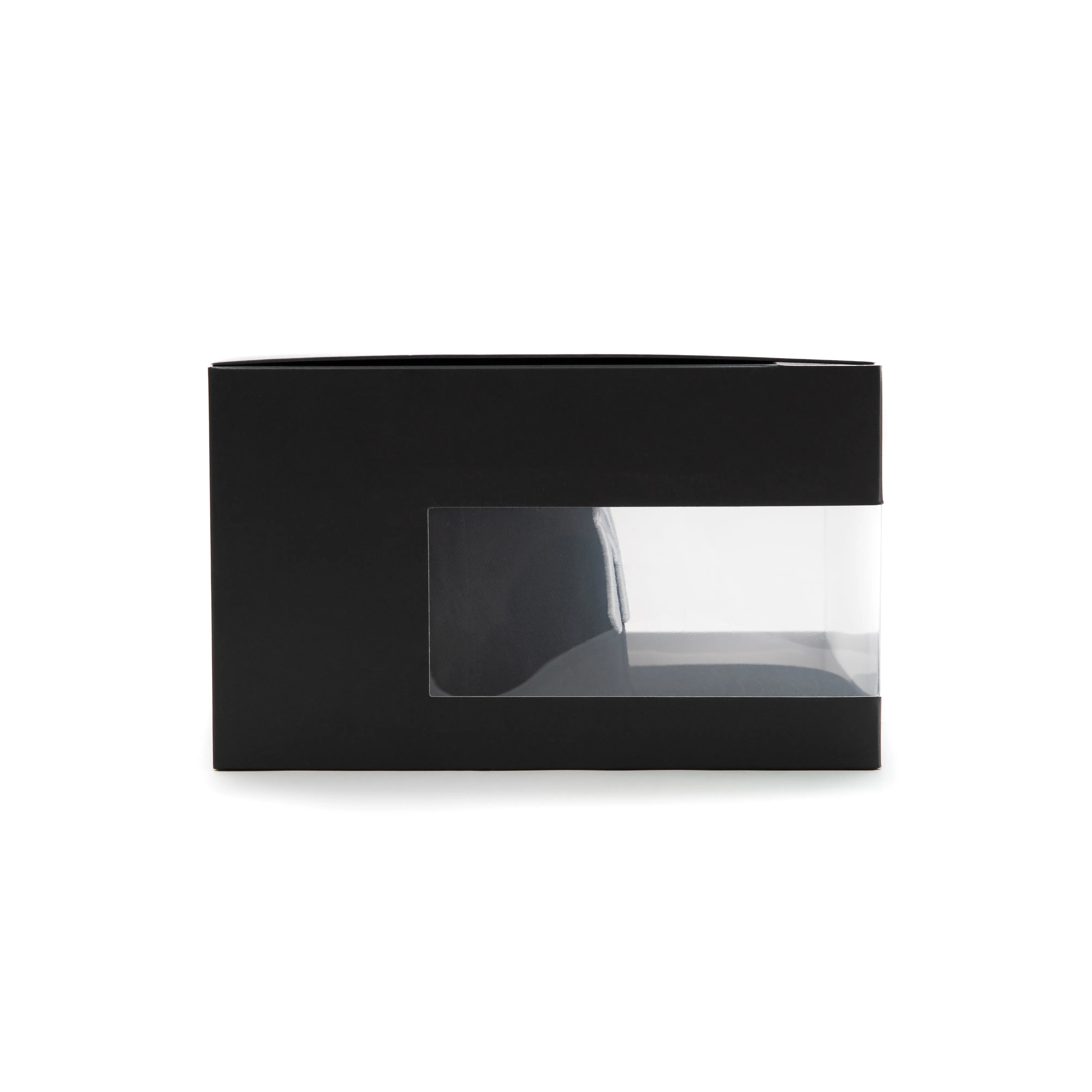 Hat Club Display Box - Black. Light Blue