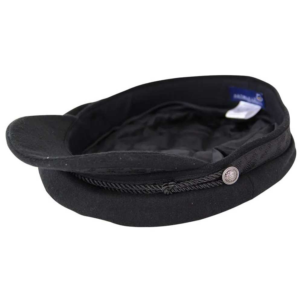 HW Collection Greek Fisherman Cap - Black