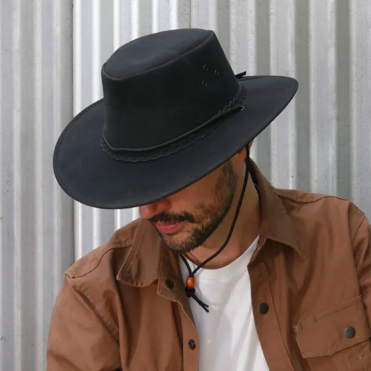 Kakadu Soaka Suede Hat - Black