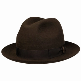 Marengo Fedora Fur Felt Hat by Borsalino
