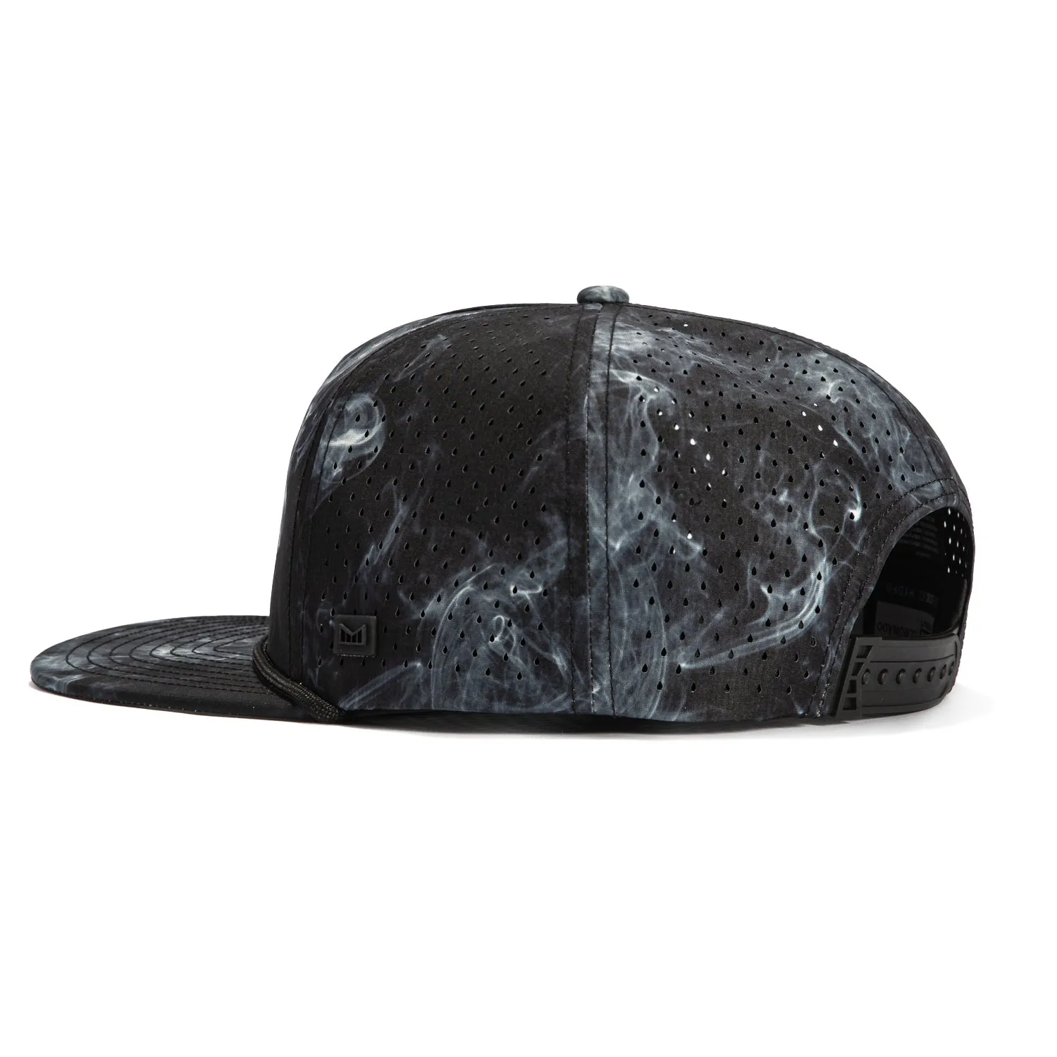 Melin Coronado Brick Hydro Snapback Hat - Black Smoke