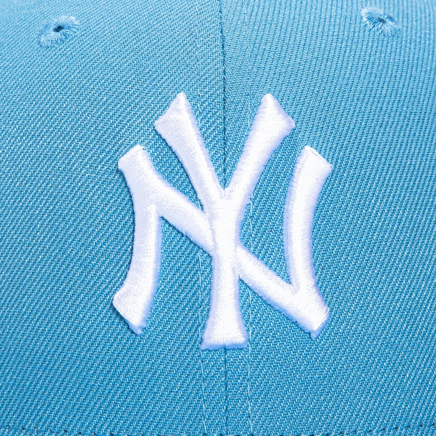 New Era 59Fifty New York Yankees 1996 World Series Patch Hat - Light Blue. White
