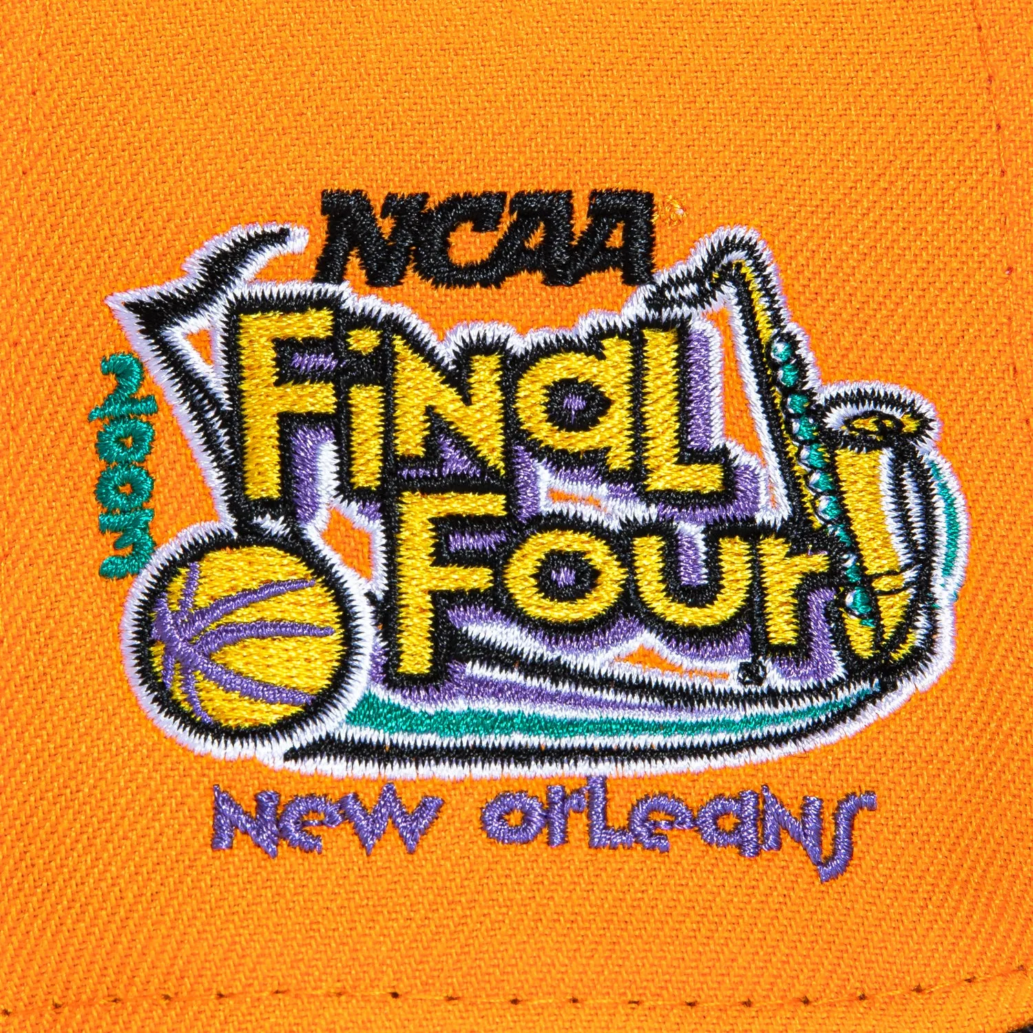 New Era 59Fifty Syracuse Orange 2003 Final Four Patch Hat - Orange. Navy
