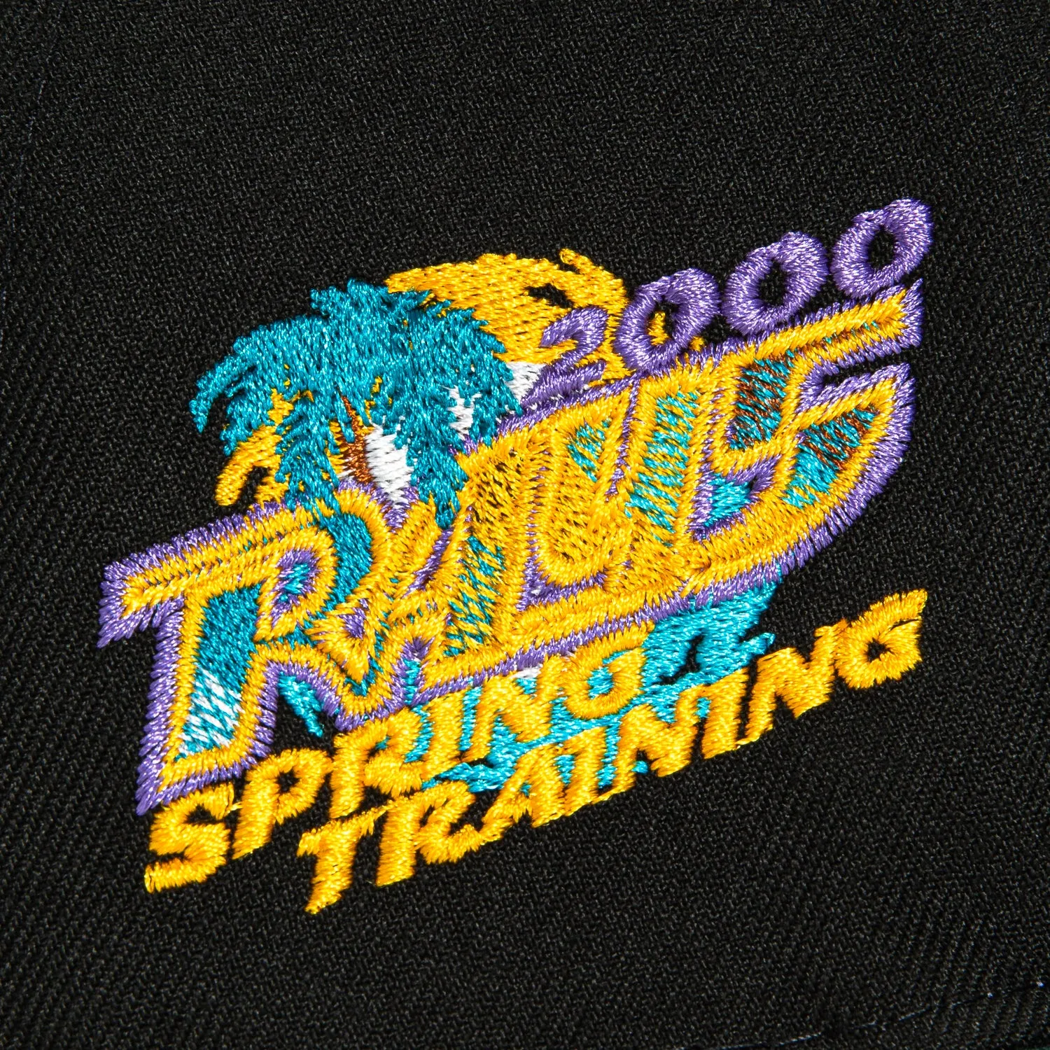 New Era 59Fifty Tampa Bay Rays 2000 Spring Training Patch TB Hat - Black. Green