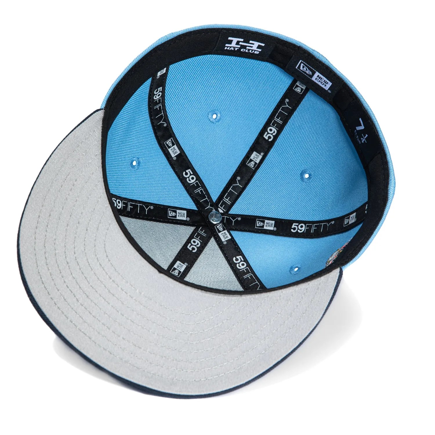 New Era 59Fifty UNC Tar Heels 2005 Final Four Patch Final Four Hat - Light Blue. Navy