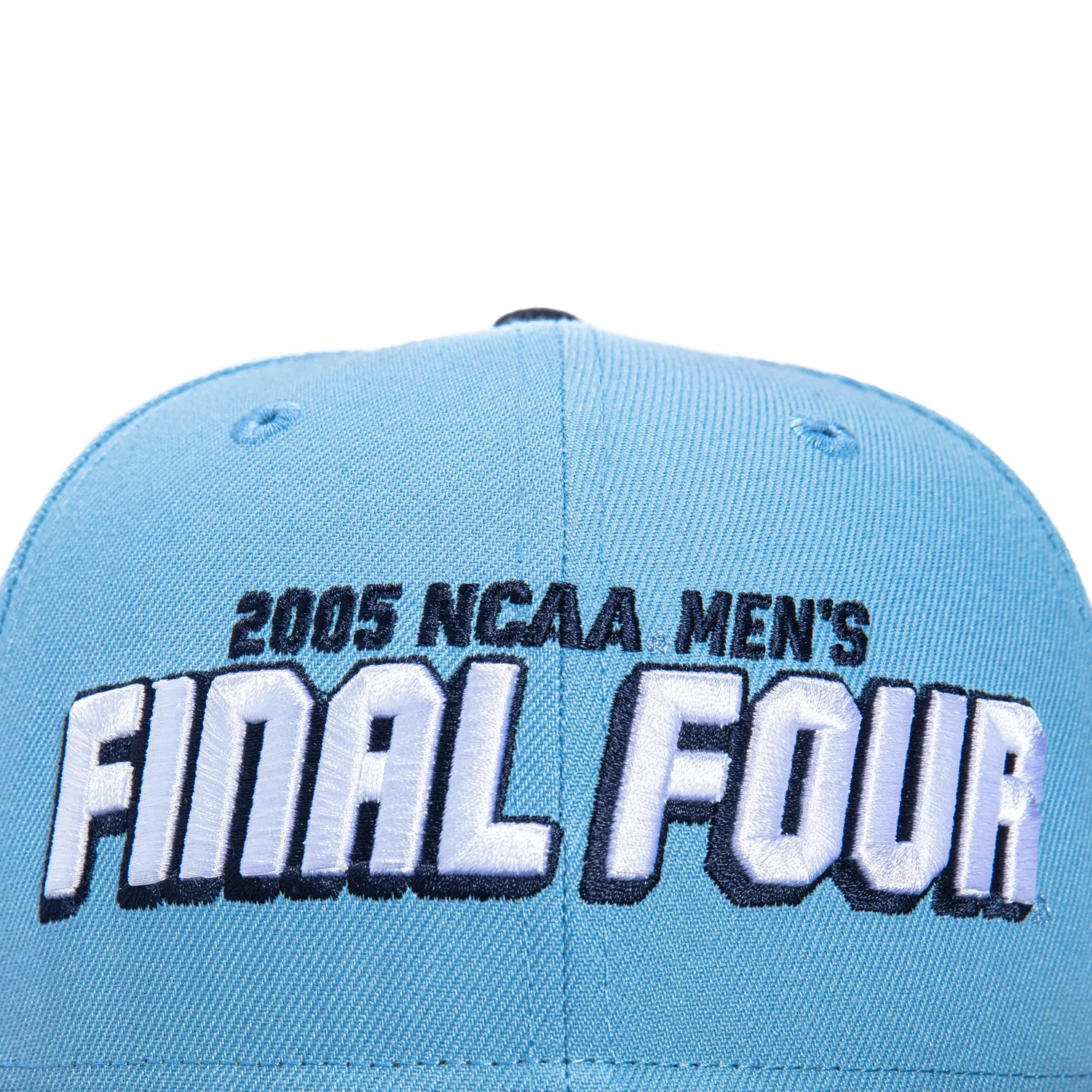 New Era 59Fifty UNC Tar Heels 2005 Final Four Patch Final Four Hat - Light Blue. Navy