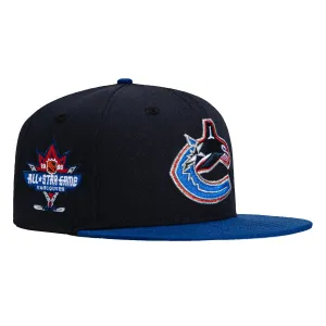 New Era 59Fifty Vancouver Canucks 1998 All Star Game Patch Hat - Navy. Royal