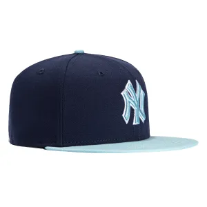New Era 9Fifty New York Yankees Snapback Hat - Navy. Light Blue
