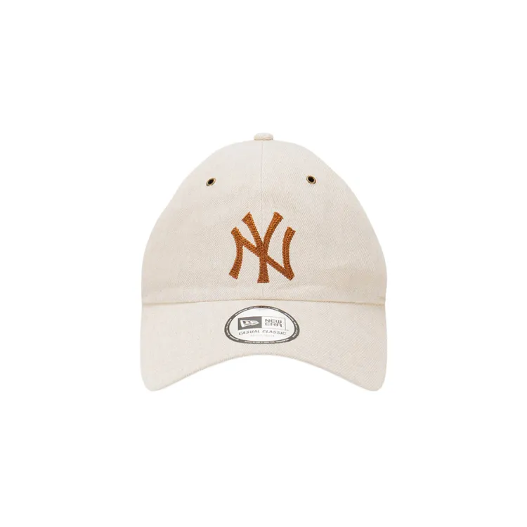 New Era New York Yankees Casual Classic - Ivory White Denim